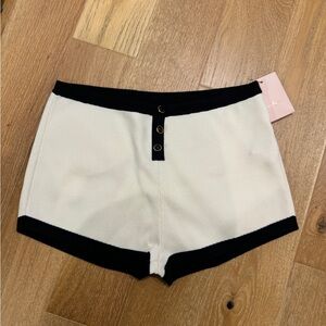 Nana Jacqueline Black and White Shorts